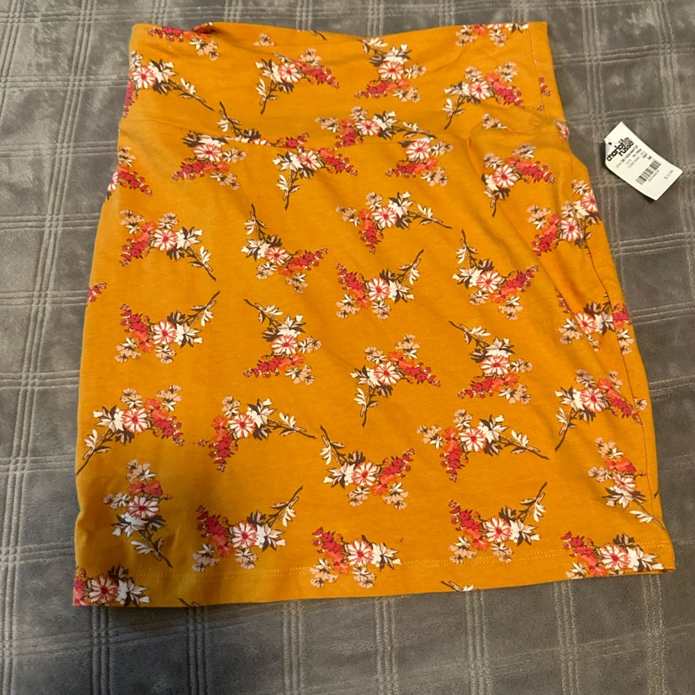 New floral miniskirt